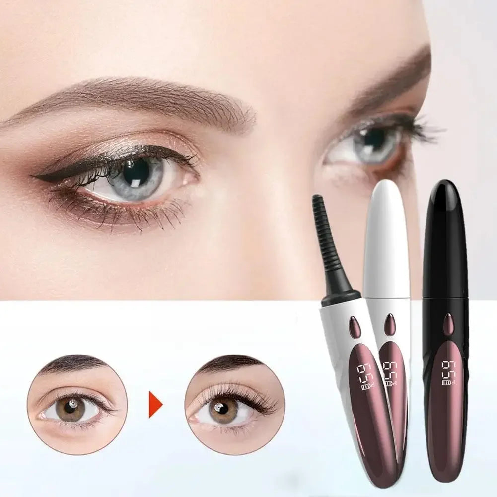 Recourbe-cils chauffant électrique, Rechargeable par USB, 4 modes, chauffage rapide, naturel