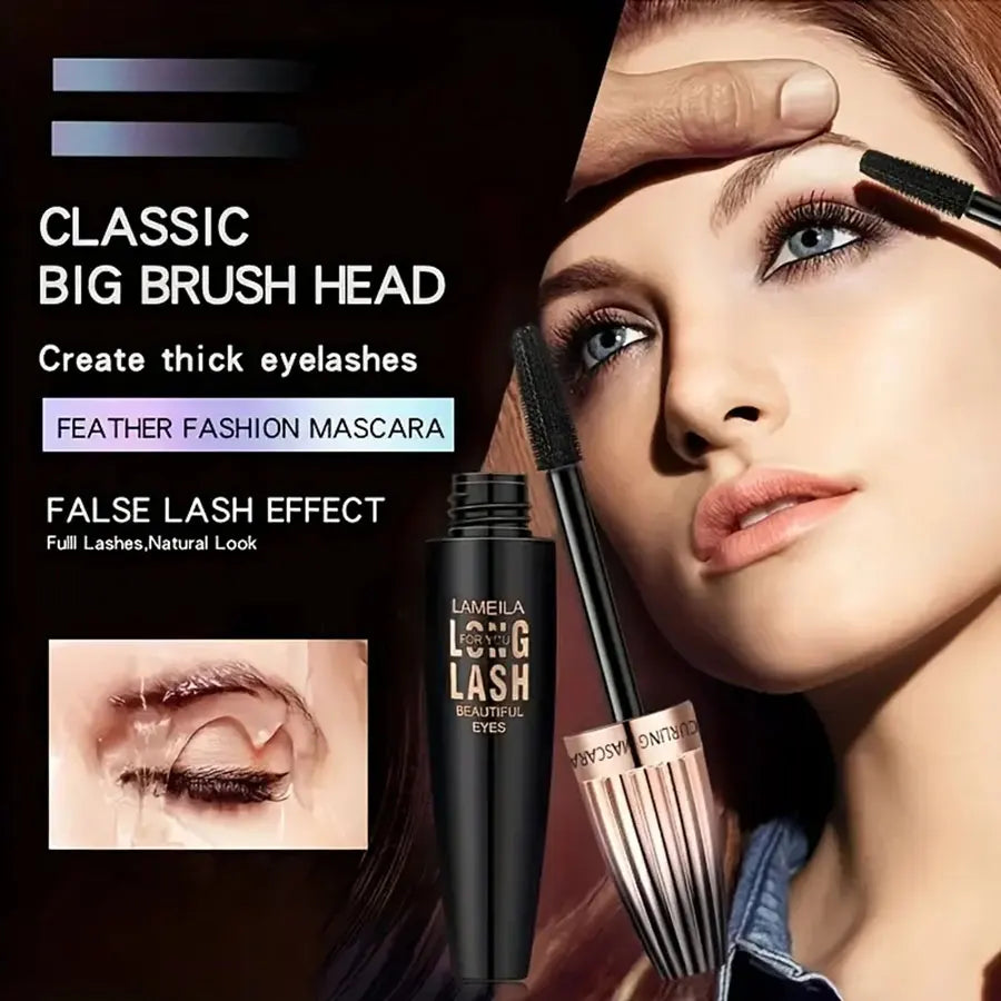 Mascara étanche 4D, outils de maquillage pour les yeux, longue tenue, résistant aux bavures