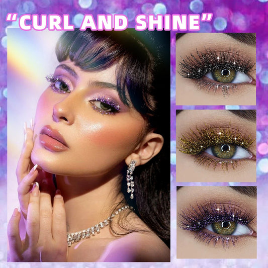 Mascara brillant galaxie paillettes résistant à la sueur